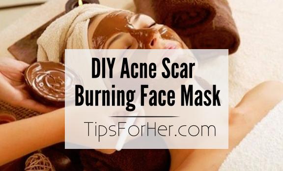 DIY inflammatory 'Burning' Mask Scar  mask Face diy anti face Acne