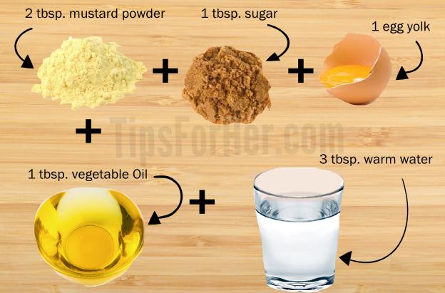 Mustard Mask for Fast Hair Growth