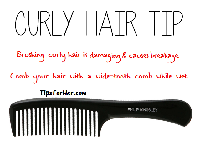 curly hair tip