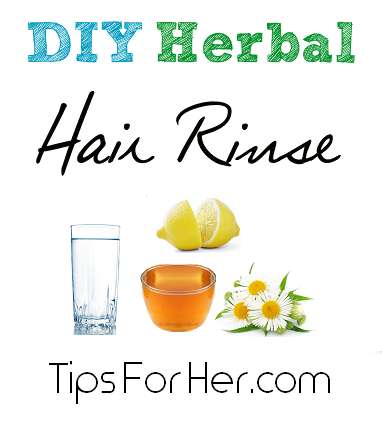 DIY Herbal Hair Rinse