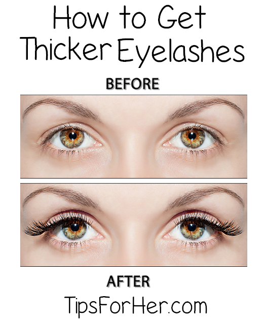 How to get thicker eyelashes