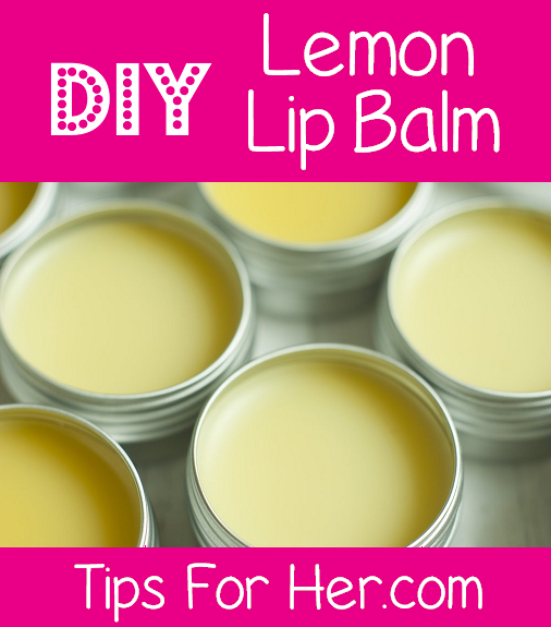 DIY Lemon Lip Balm