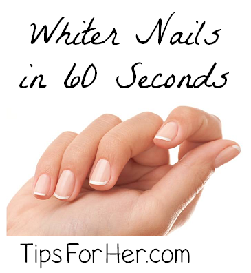 Whiter Nails in 60 Seconds