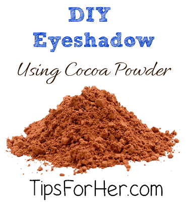 DIY Eyeshadow Using Cocoa Powder