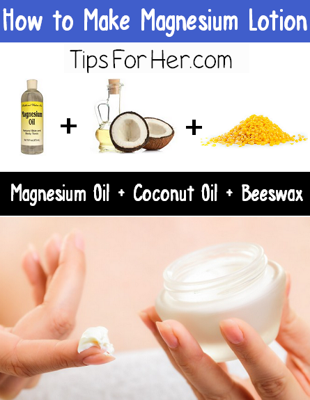How to Make your own Magnesium Lotion
