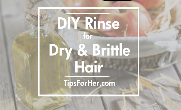 DIY Hair Rinse for Dry & Brittle Hair