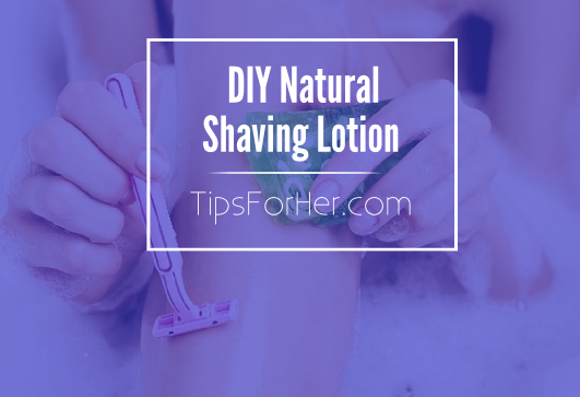 DIY Natural Shaving Lotion
