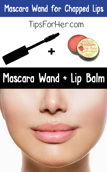 Mascara Wand for Chapped Lips
