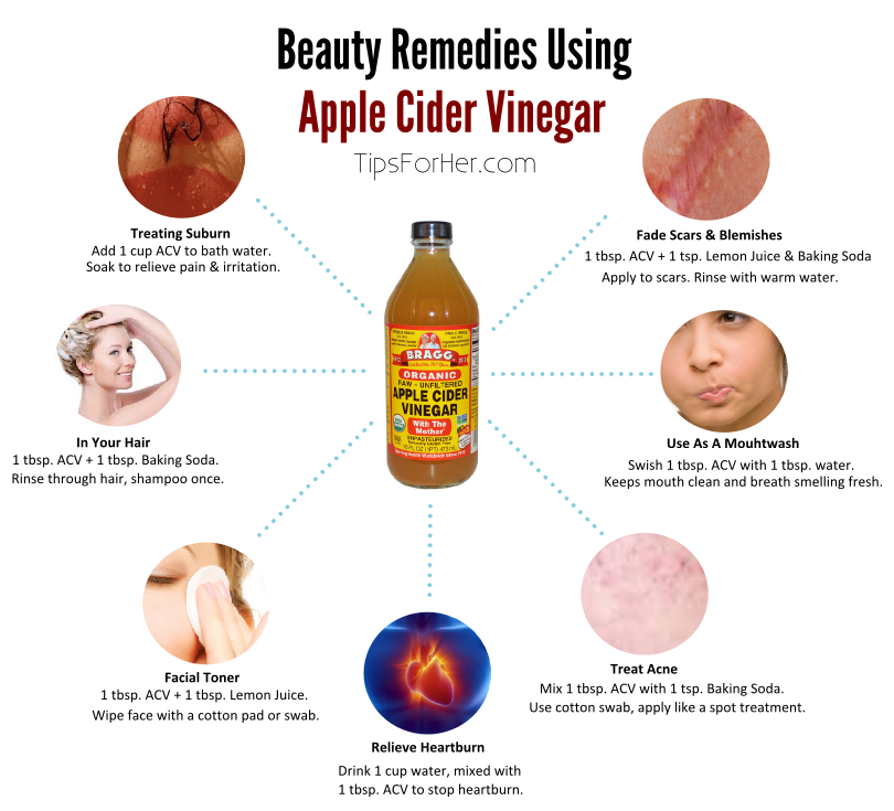 Beauty Remedies Using Apple Cider Vinegar