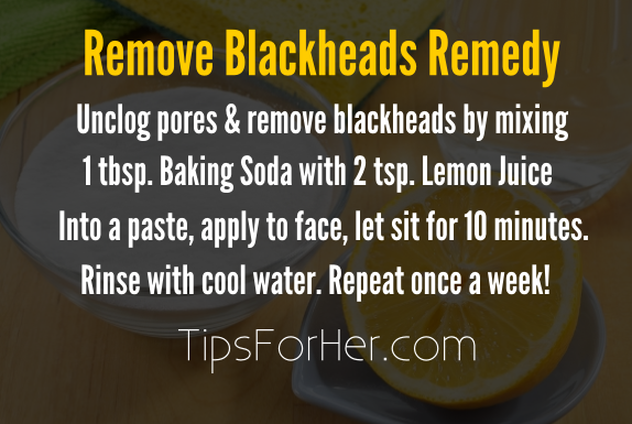Remove Blackheads Remedy