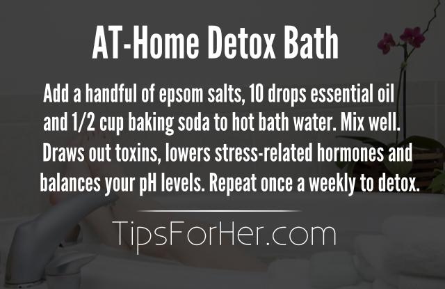 At Home Detox Bath