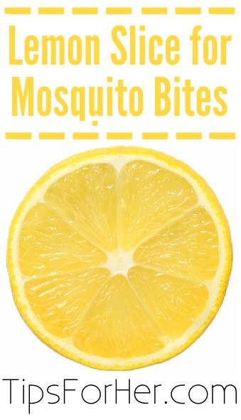 Lemon Slcie for Mosquito Bites