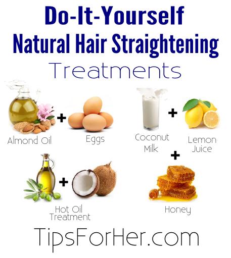 DIY Natural Hair Straightening Treatments
