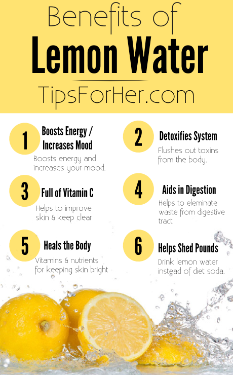 6 Benefits of Lemon Water