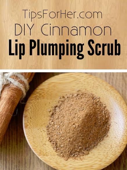 DIY Lip Cinnamon Plumping Scrub
