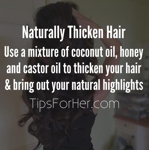 how to thicken your hair