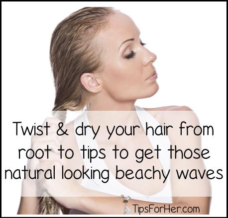 how to get natural looking beachy waves
