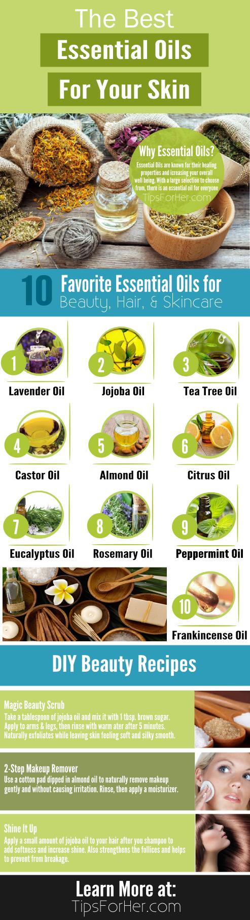 The Best Essential Oils For Your Skin!
