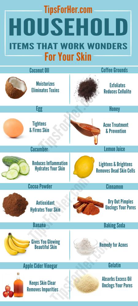 How These Household Items Are Good For Your Skin