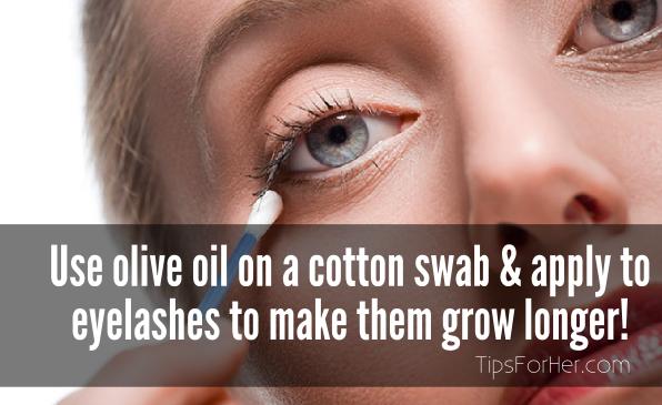 Olive Oil Cotton Swab Trick - Awesome Mascara Beauty Hacks