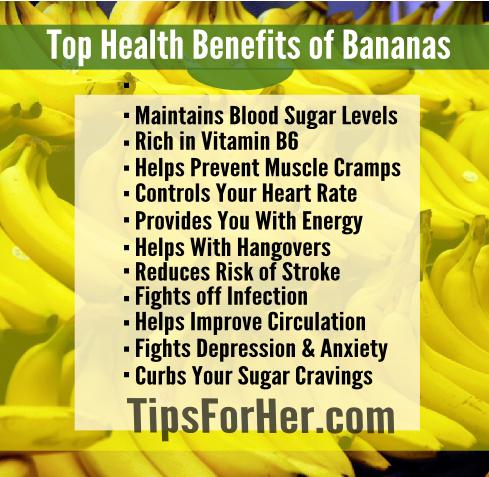 Top Health Benefits of Eating Bananas
