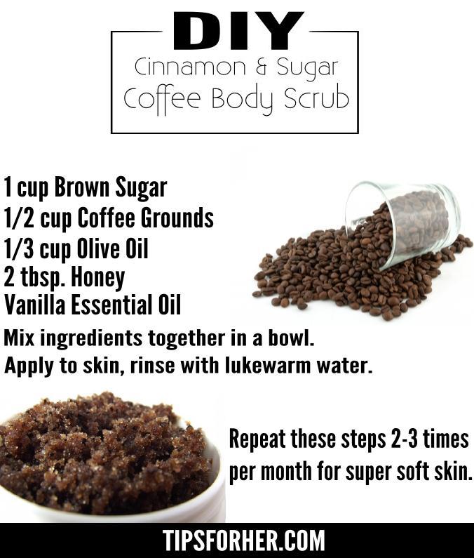 DIY Cinnamon & Coffee Body Scrub