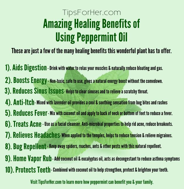 Healing Benefits Of Using Peppermint Oil